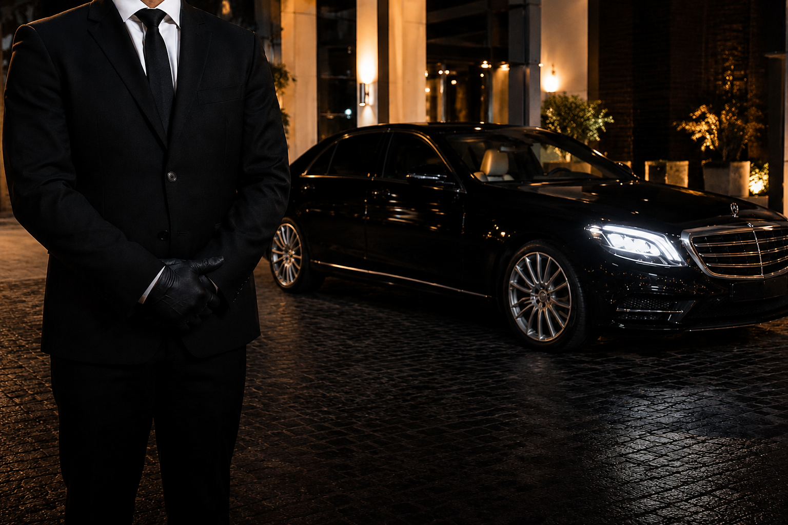 Private chauffeur luxury car service